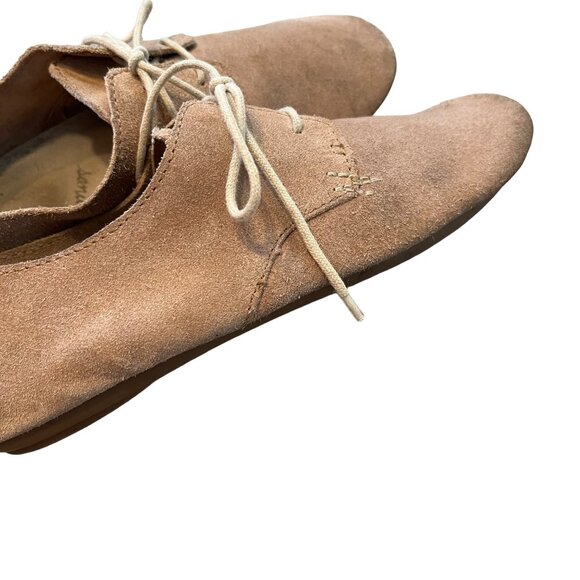 SIZE 5 Sanuk Bianca Minimalist Flat Suede Leather Sneaker Shoes - Picture 4 of 10